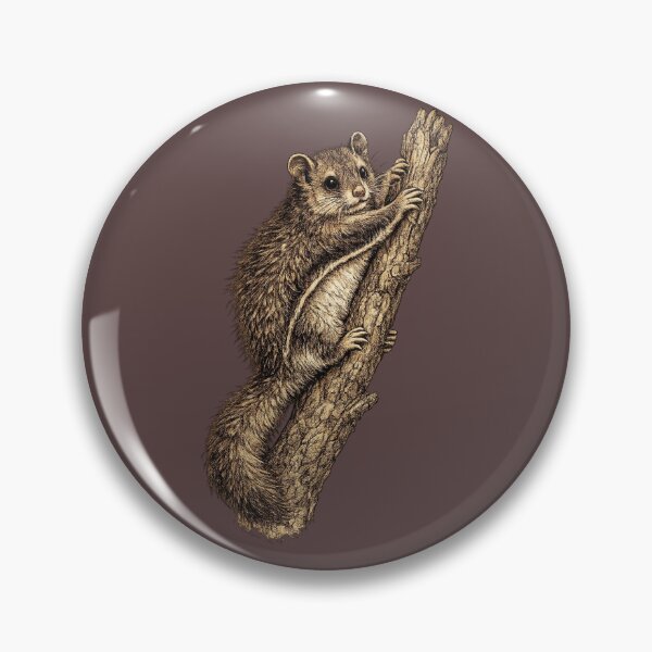 Item preview, Northern Flying Squirrel Vintage Illustration designed and sold by KrungiT Design .