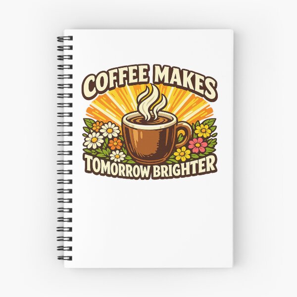 Item preview, Coffee Makes Tomorrow Brighter  designed and sold by DPBTees70.