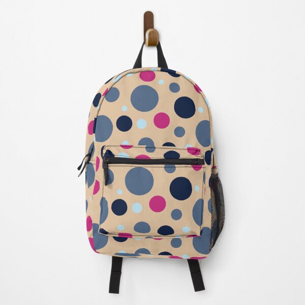 Item preview, Modern Polka Dot Pattern | Contemporary Blush Pink, Navy Blue & Slate Blue Seamless Circle Design designed and sold by ViviNyks.