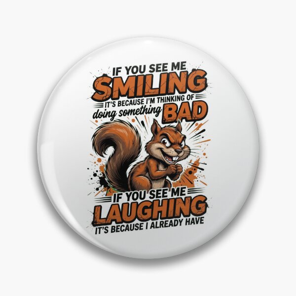 Item preview, Mischievous Squirrel Smiling Bad Laughing Design designed and sold by TshirtsOnline-.
