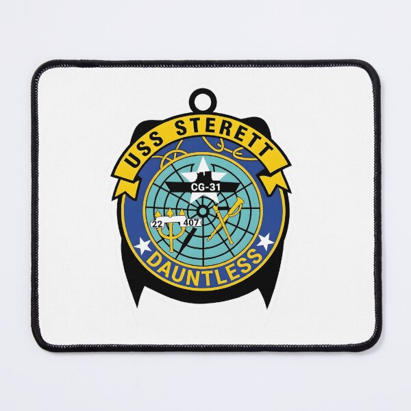Item preview, USS Sterett CG-31 "Dauntless" Guided Missile Cruiser Emblem designed and sold by CharlieDesings.