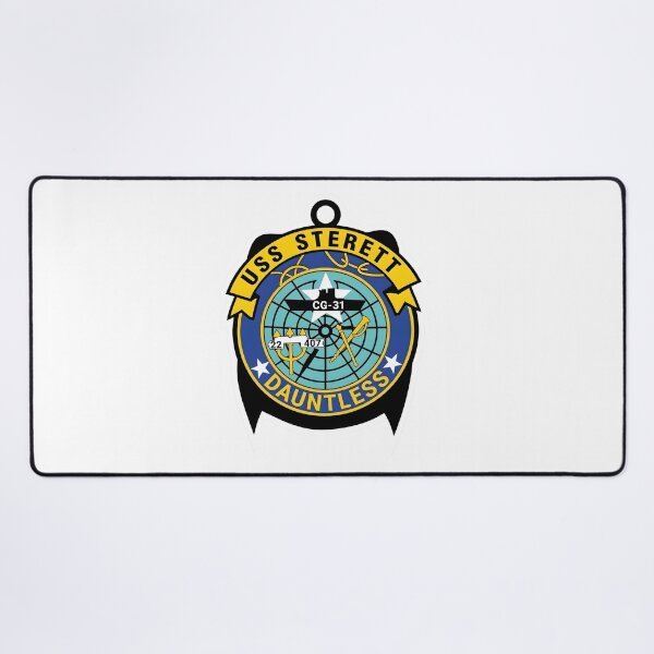 Item preview, USS Sterett CG-31 "Dauntless" Guided Missile Cruiser Emblem designed and sold by CharlieDesings.