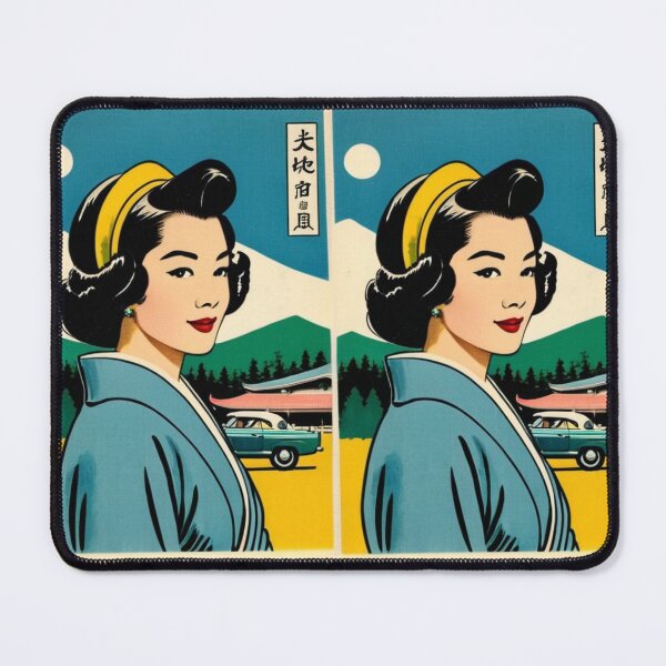Item preview, Art - Retrofuturistic Illustration, Ukiyo-e and 1950s Aesthetic designed and sold by Beat-It.