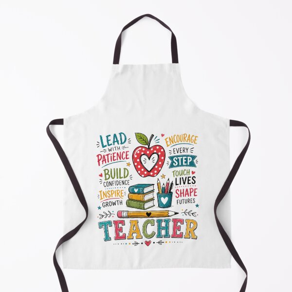 Item preview, Lead With Patience Build Confidence Inspire Growth Encourage Every Step Touch Lives Shape Futures Teacher designed and sold by SkeletonsDanger.
