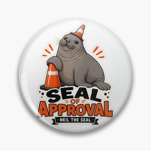 Item preview, Neil The Seal Seal Of Approval  designed and sold by veloraastudio.