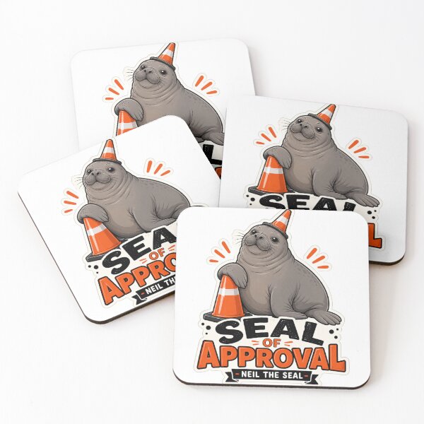 Item preview, Neil The Seal Seal Of Approval  designed and sold by veloraastudio.