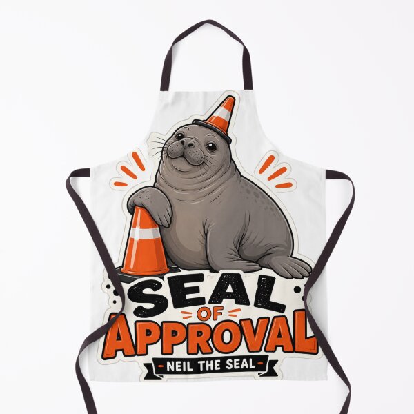 Item preview, Neil The Seal Seal Of Approval designed and sold by veloraastudio.
