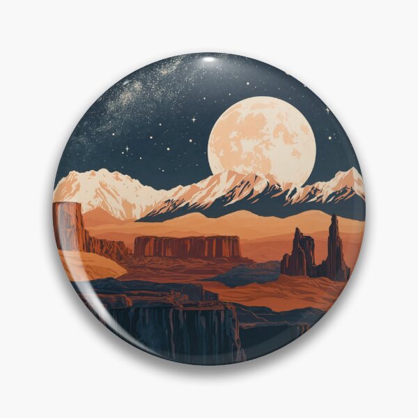 Item preview, Utah Mountains Minimalist Night Sky Milky Way Red Rock designed and sold by JIGUWORLD.