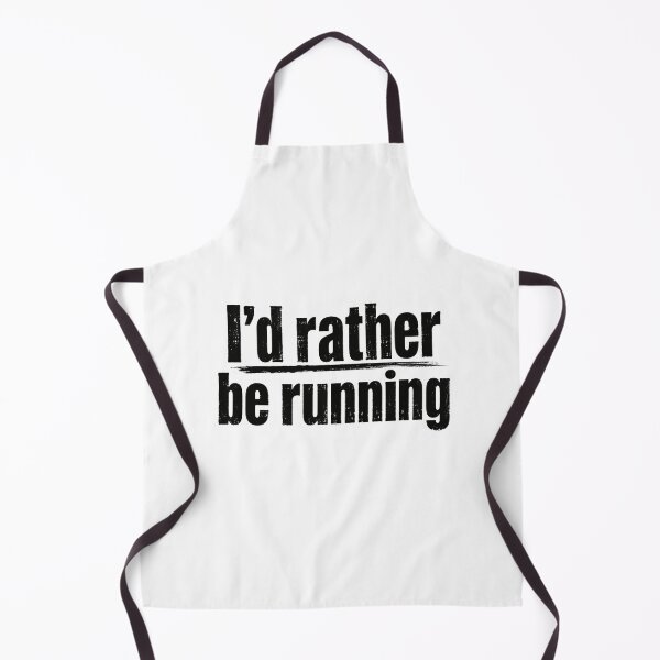 Item preview, I'd Rather Be Running Runner Jogger Marathon Fitness Enthusiast designed and sold by SkeletonsDanger.