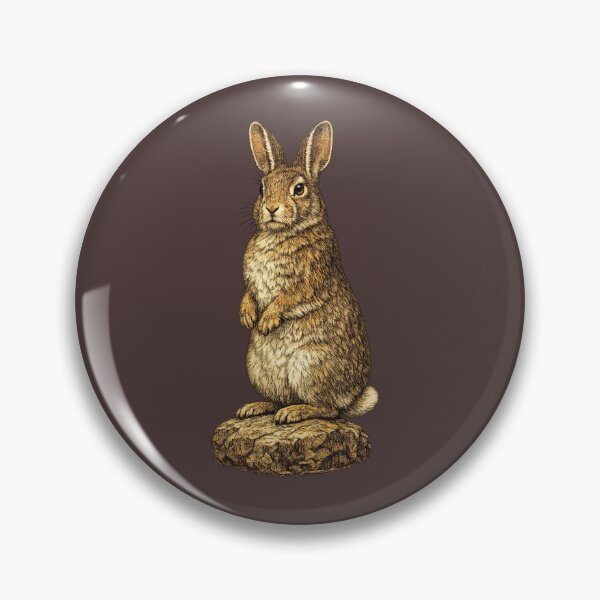 Item preview, Eastern Cottontail Vintage Plate designed and sold by KrungiT Design .