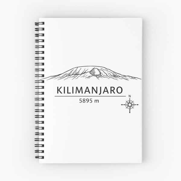 Item preview, Seven Summits Africa – Kilimanjaro 5895 m Minimalist Line Art Design designed and sold by Gabe1983.