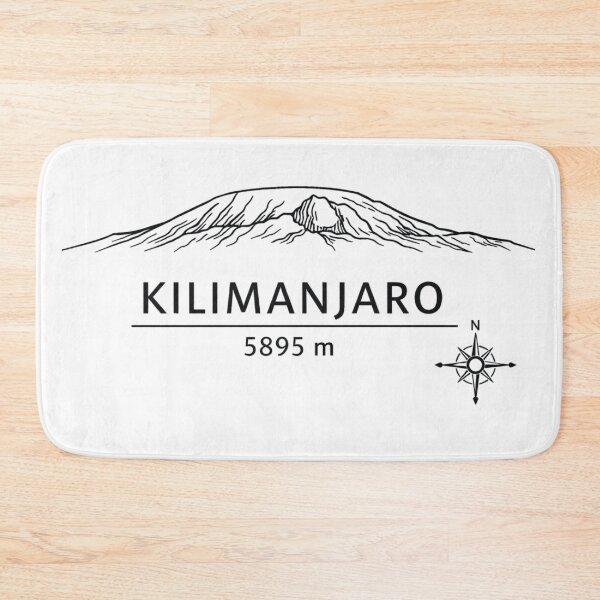 Item preview, Seven Summits Africa – Kilimanjaro 5895 m Minimalist Line Art Design designed and sold by Gabe1983.