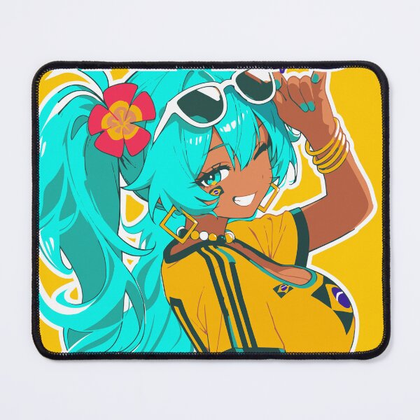 Item preview, Vamos Brasil Brazil Miku Anime Football Supporter MikaseSanAiWaifus designed and sold by MikaseSan.