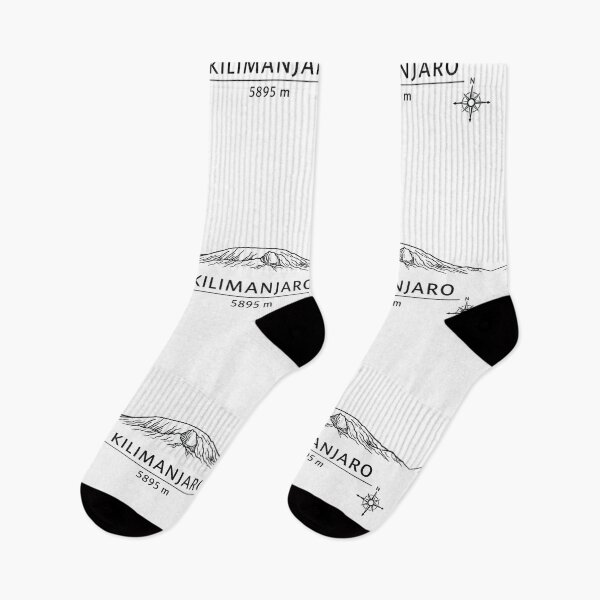 Item preview, Siete Cumbres de África – Kilimanjaro 5895m Diseño de Arte Lineal Minimalista designed and sold by GabeMountainArt.