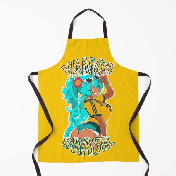 Item preview, Vamos Brasil Brasil Miku Anime Aficionado al Fútbol MikaseSanAiWaifus designed and sold by MikaseSan.
