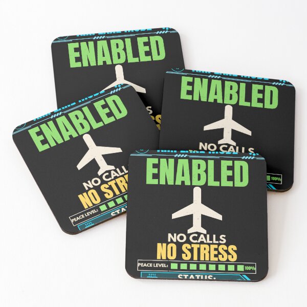 Item preview, Airplane Mode Enabled No Calls No Stress Funny Tech Humor T-Shirt designed and sold by Uvclick.