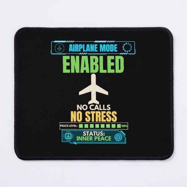 Item preview, Airplane Mode Enabled No Calls No Stress Funny Tech Humor T-Shirt designed and sold by Uvclick.