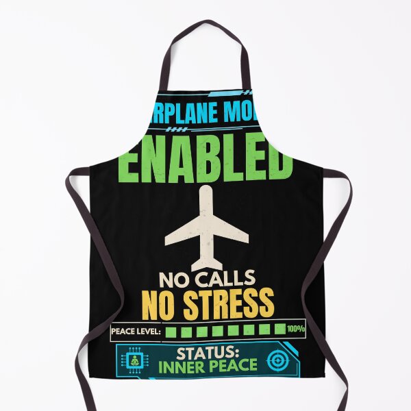 Item preview, Airplane Mode Enabled No Calls No Stress Funny Tech Humor T-Shirt designed and sold by Uvclick.