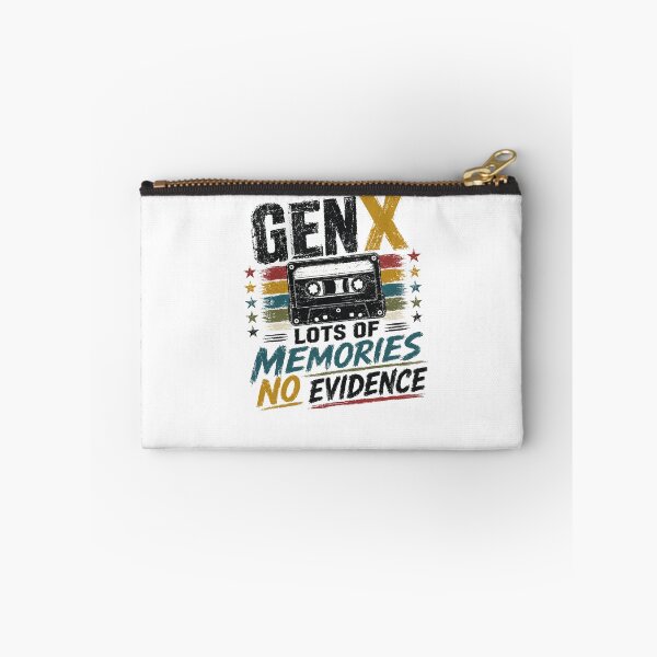 Item preview, Gen X Lots Of Memories No Evidence GenXer 80s 90s Nostalgia Cassette Retro designed and sold by SkeletonsDanger.