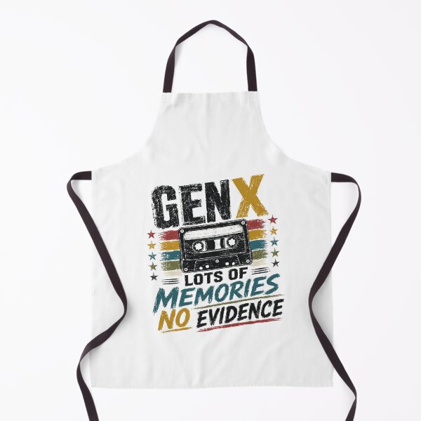 Item preview, Gen X Lots Of Memories No Evidence GenXer 80s 90s Nostalgia Cassette Retro designed and sold by SkeletonsDanger.