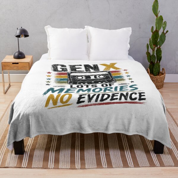 Item preview, Gen X Lots Of Memories No Evidence GenXer 80s 90s Nostalgia Cassette Retro designed and sold by SkeletonsDanger.