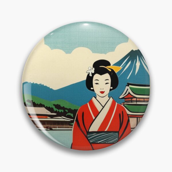 Item preview, Art - Traditional Japanese Print, Life Scene and Mount Fuji designed and sold by Beat-It.
