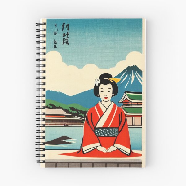 Item preview, Art - Traditional Japanese Print, Life Scene and Mount Fuji designed and sold by Beat-It.