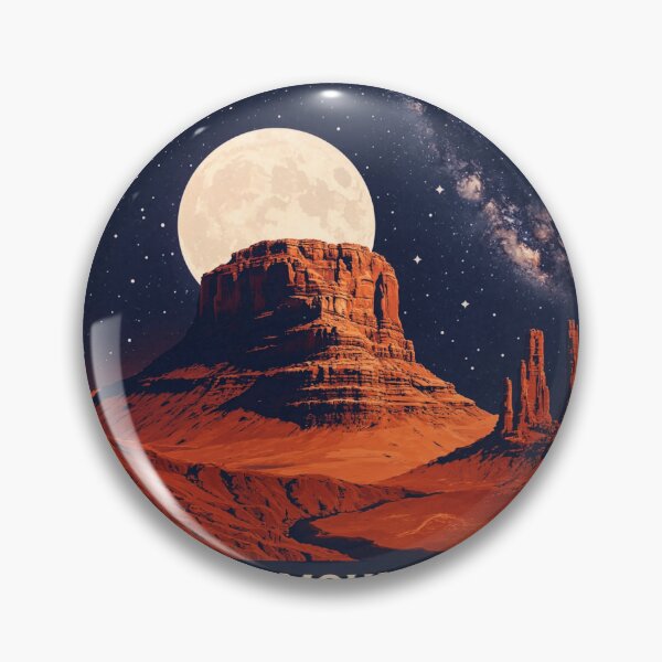 Item preview, Utah Mountains Minimalist Night Sky Milky Way Red Rock  designed and sold by JIGUWORLD.
