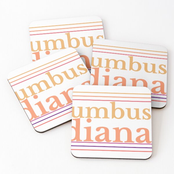 Item preview, Columbus Indiana City Marked On Map designed and sold by TheIconSmith.