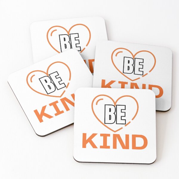 Item preview, Be Kind Minimalist Inspirational Typography designed and sold by Hayir Design.