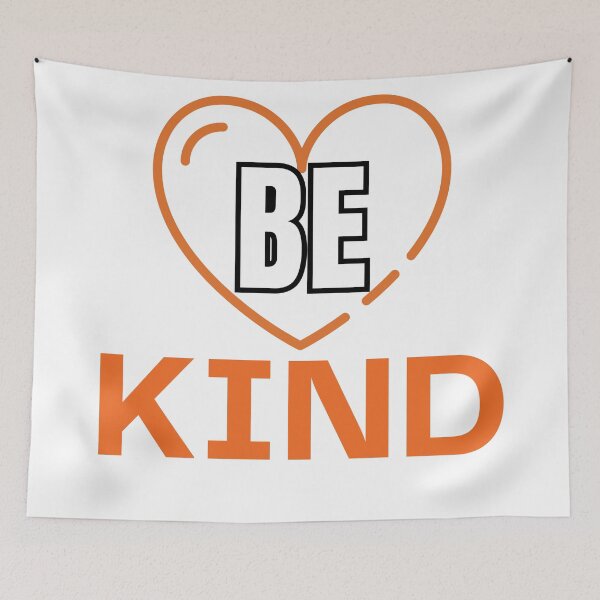 Item preview, Be Kind Minimalist Inspirational Typography designed and sold by Hayir Design.
