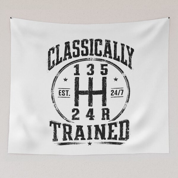 Item preview, Classically Trained Manual Transmission Car Enthusiast Driver designed and sold by SkeletonsDanger.