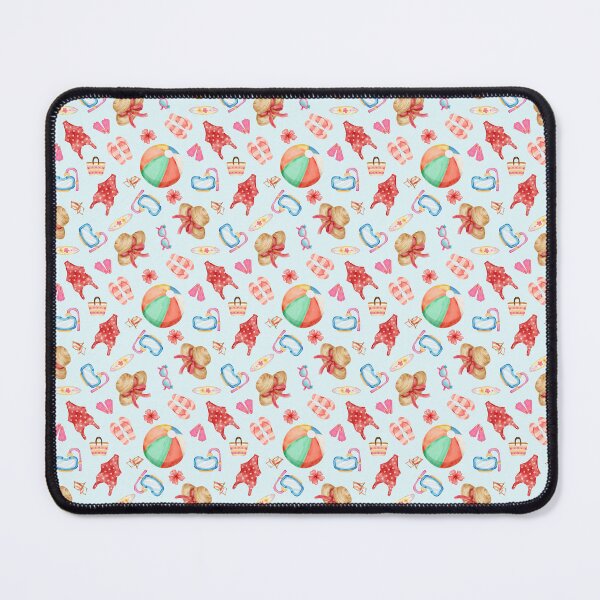 Item preview, Retro Watercolor Summer Beach Vacation Pattern designed and sold by Chromaovo.
