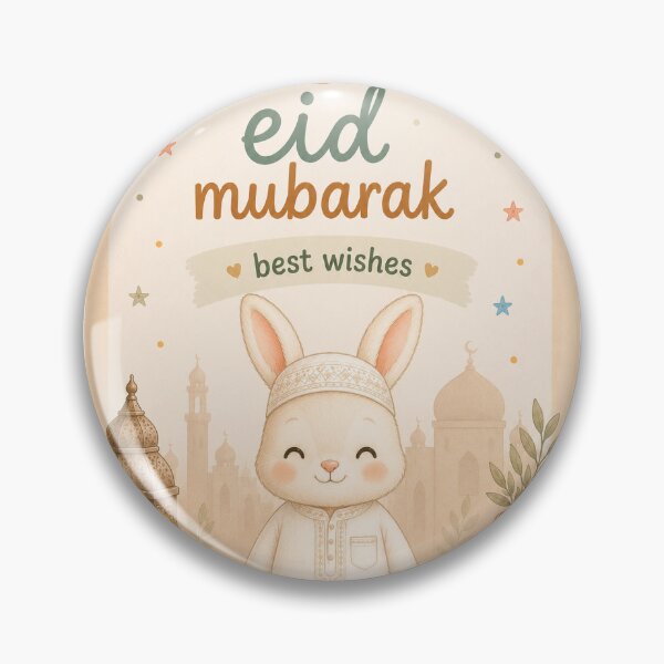 Item preview, Eid Mubarak Plushie Bunny designed and sold by Naim Choudhury.