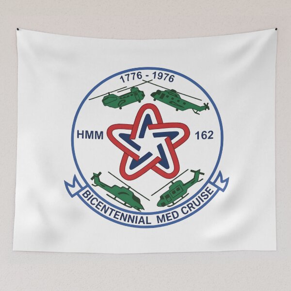 Item preview, HMM-162 1976 Bicentennial Mediterranean Cruise Patch designed and sold by CharlieDesings.
