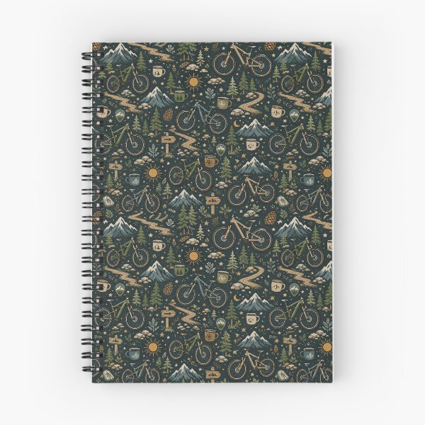 Item preview, Mountain Bike Adventure Forest designed and sold by MoodSupplyStudio.