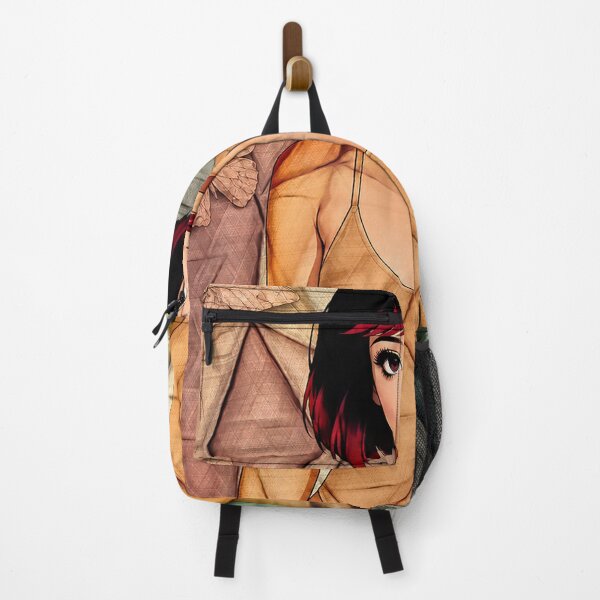 Item preview, Melancholy Butterfly - Geometric Anime Girl Illustration designed and sold by Hen-C-Art.