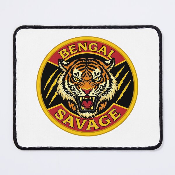 Item preview, Bengal Savage Tiger Mascot Emblem designed and sold by CharlieDesings.