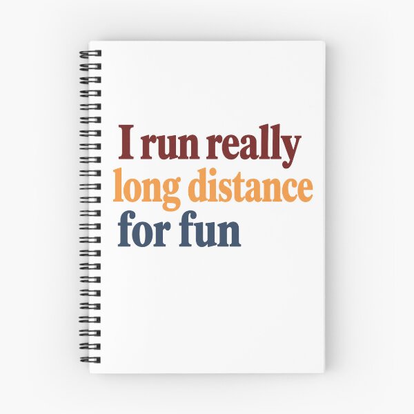 Item preview, I Run Really Long Distance For Fun Marathon Runner Endurance Athlete designed and sold by SkeletonsDanger.
