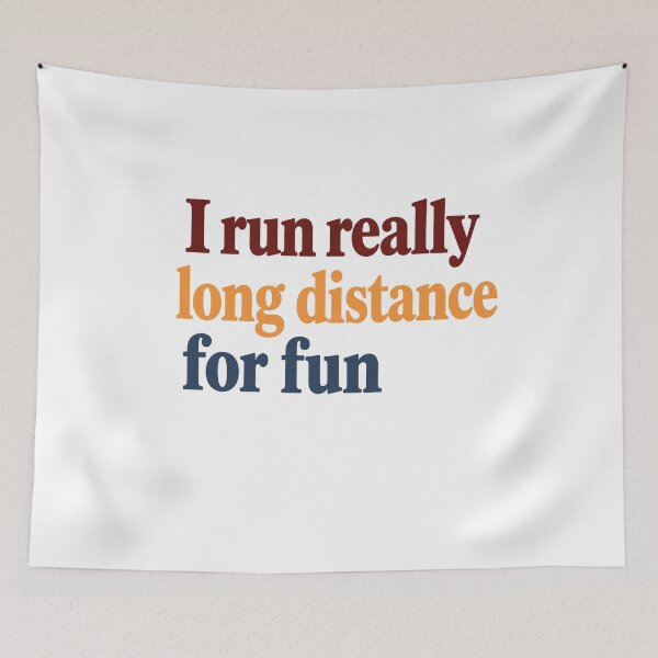 Item preview, I Run Really Long Distance For Fun Marathon Runner Endurance Athlete designed and sold by SkeletonsDanger.