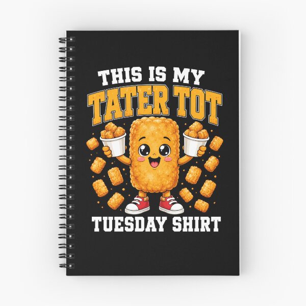 Item preview, This Is My Tater Tot Tuesday Shirt Funny Cafeteria Food T-Shirt | Cute Kawaii School Lunch Graphic Gift designed and sold by Trendably.