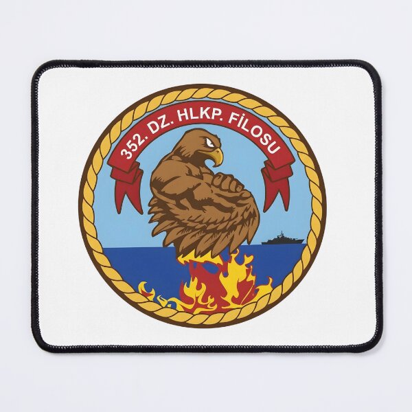 Item preview, Turkish Naval Forces 352nd Dz. Hlkp. Filosu Emblem designed and sold by CharlieDesings.