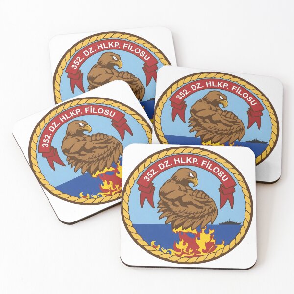 Item preview, Turkish Naval Forces 352nd Dz. Hlkp. Filosu Emblem designed and sold by CharlieDesings.