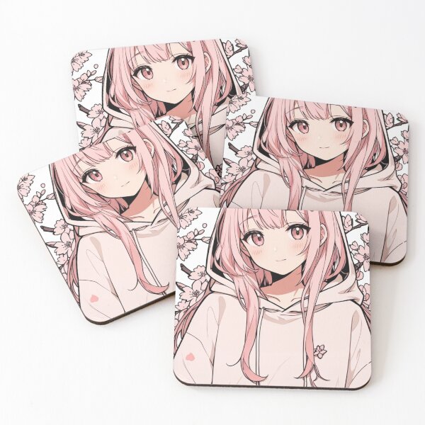 Item preview, Arte anime de chica Sakura rosa kawaii designed and sold by AnimDream .