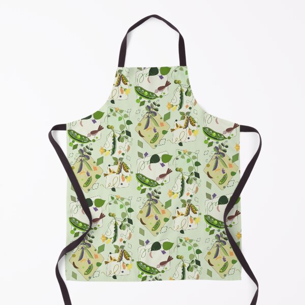 Item preview, First Pick Sweet Pea Kitchen Garden Geometric Pattern designed and sold by Vibria Pattern Studio.