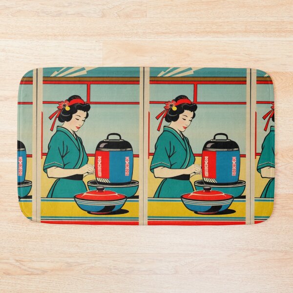 Item preview, Art - Woman in Kimono, 1950s Retro-Futuristic Illustration designed and sold by Beat-It.
