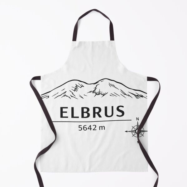 Item preview, Seven Summits Europe – Elbrus 5642 m Minimalist Line Art Design designed and sold by GabeMountainArt.