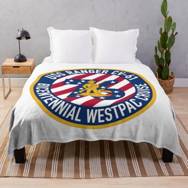 Item preview, USS Ranger CV-61 1976 Bicentennial WESTPAC Cruise Patch designed and sold by CharlieDesings.