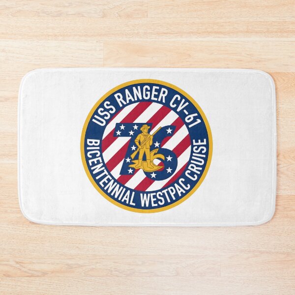 Item preview, USS Ranger CV-61 1976 Bicentennial WESTPAC Cruise Patch designed and sold by CharlieDesings.