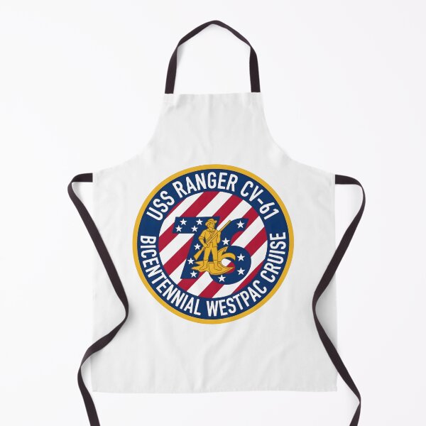 Item preview, USS Ranger CV-61 1976 Bicentennial WESTPAC Cruise Patch designed and sold by CharlieDesings.